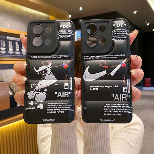 OPPO Reno 8 5g Matte Soft Puff Jacket Case - Combo 2