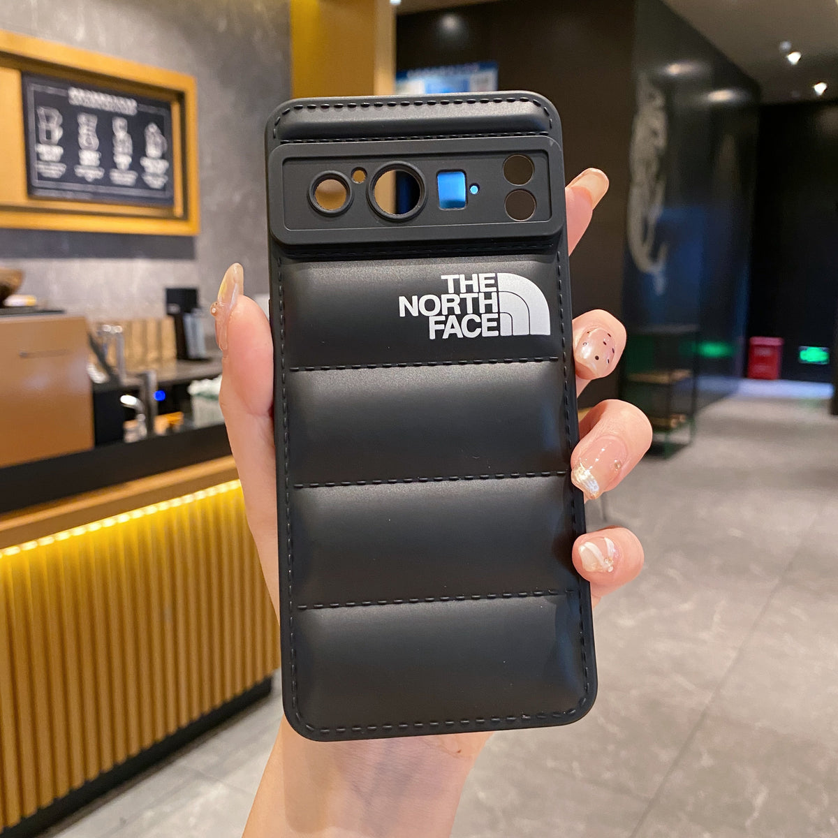 Gogle Pixel 8 Pro 5g Matte Soft Puff Jacket Case - Pattern 1