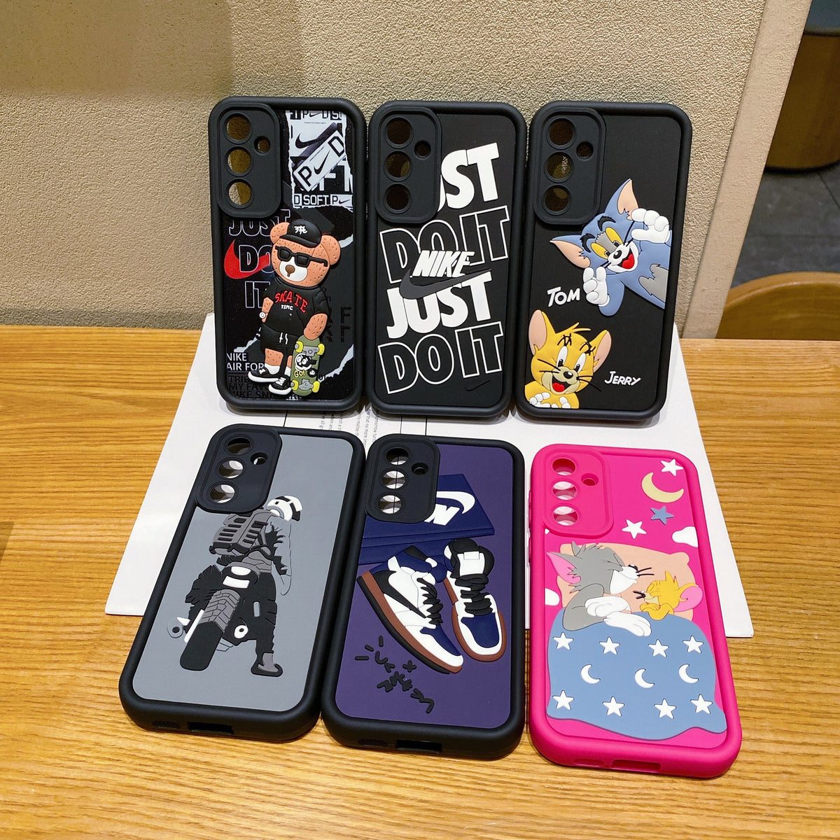 Samsung F55 / M55 5G Tom & Jerry Soft Silicone Cute 3D Cartoon Back Cover Case - Tom & Jerry