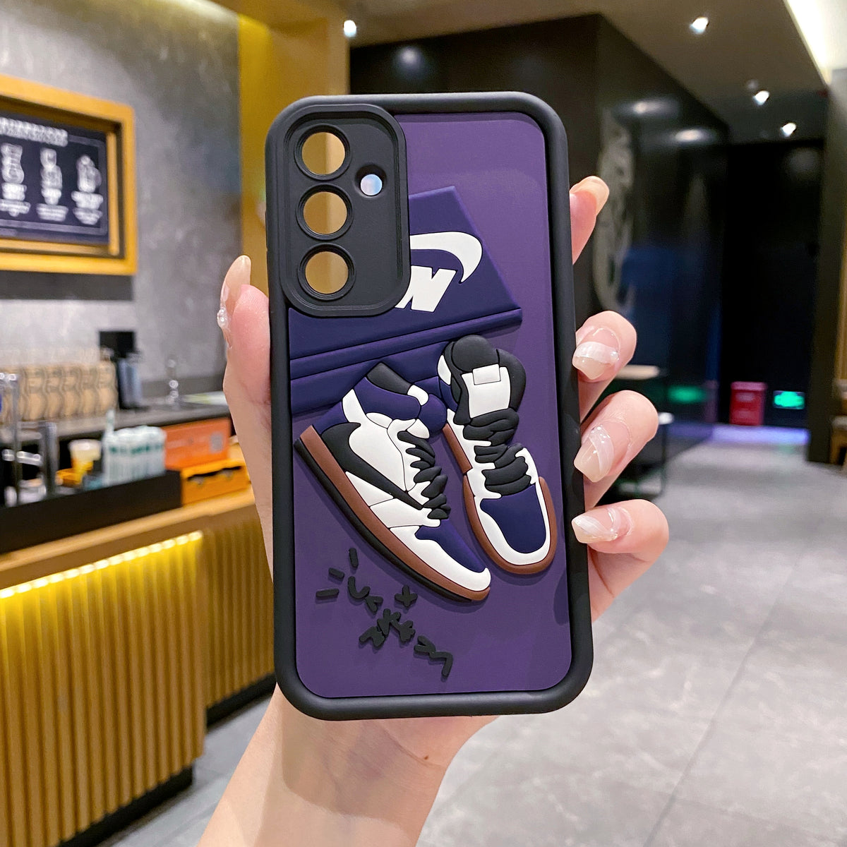 Samsung F55 / M55 5G 5G Nike Soft Silicone Cute 3D Cartoon Back Cover Case - Nike 2