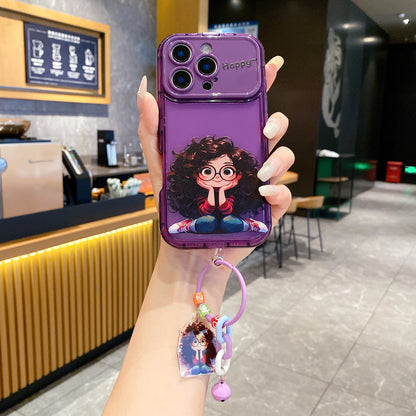 Apple iPhone Pro Series Cute Girl with Charm Premium Girlish Back Cover Case - Girl 1