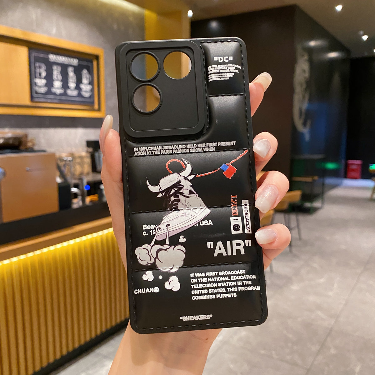 Vivo T2 Pro/iQoo Z7 Pro 5g Matte Soft Puff Jacket Case - Pattern 5