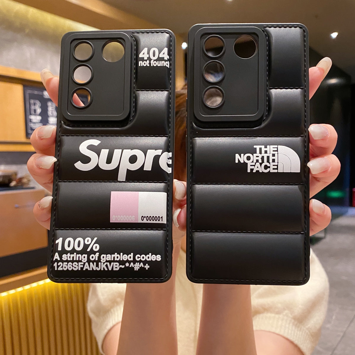 Vivo V27/V27 Pro 5g Matte Soft Puff Jacket Case - Combo 1