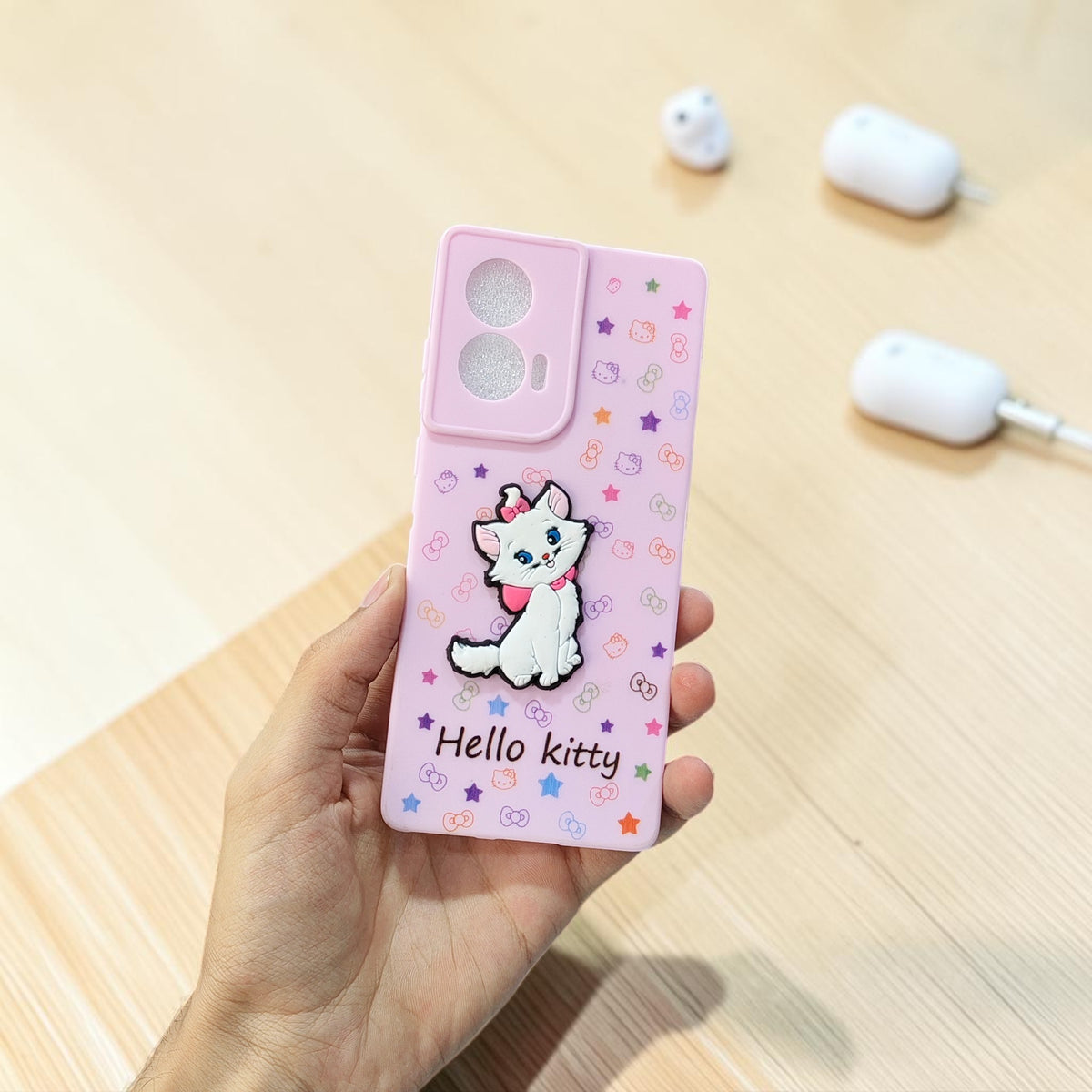 Motorola Moto Edge 50 Fusion 5g Premium Girlish Hello Kitty Soft Back Case - Pattern 1