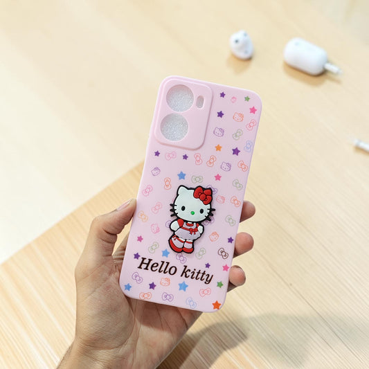 Redmi 15A 5g Premium Girlish Hello Kitty Soft Back Case - Pattern 1