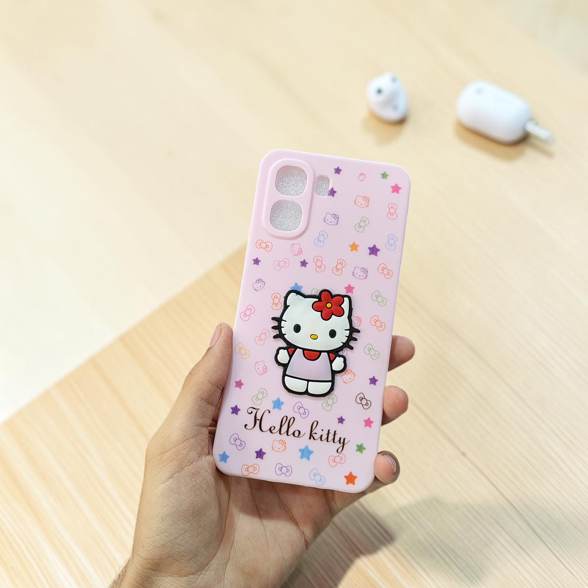 Oppo A6X 5g Premium Girlish Hello Kitty Soft Back Case - Pattern 1