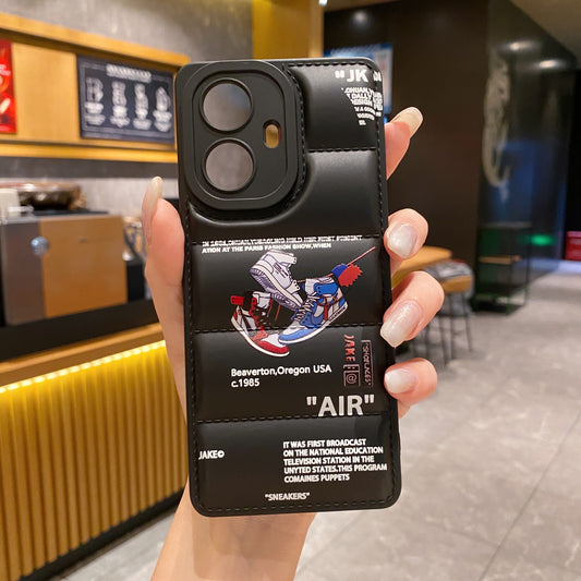 Realme 10 pro Plus 5g Matte Soft Puff Jacket Case - Pattern 3