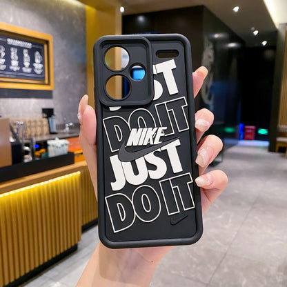 Redmi Note 13 Pro Plus 5G Nike Soft Silicone Cute 3D Cartoon Back Cover Case - Nike 1
