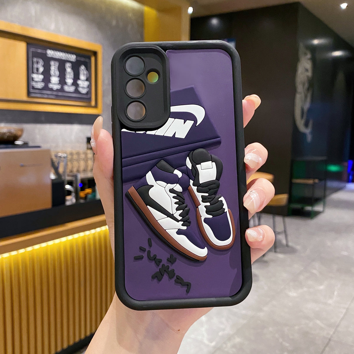 Samsung S23 FE 5G Nike Soft Silicone Cute 3D Cartoon Back Cover Case - Nike 2