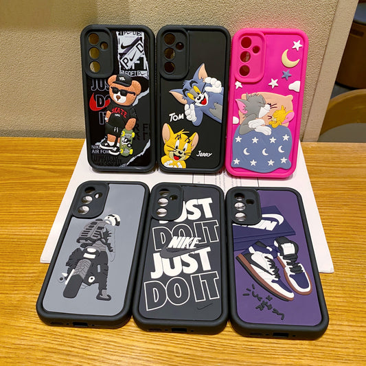 Samsung S23 FE 5G Nike Soft Silicone Cute 3D Cartoon Back Cover Case - Nike 2