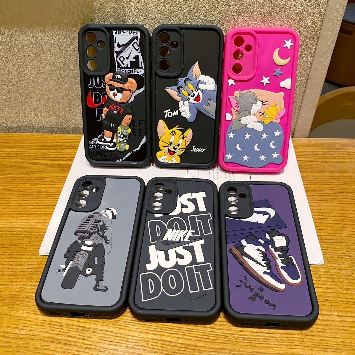 Samsung S23 FE 5G Tom & Jerry Soft Silicone Cute 3D Cartoon Back Cover Case - Tom & Jerry
