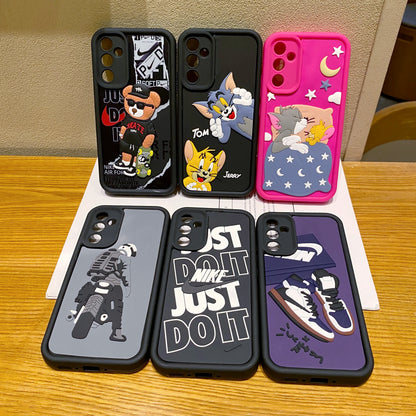 Samsung S23 FE 5G Tom & Jerry Soft Silicone Cute 3D Cartoon Back Cover Case - Tom & Jerry