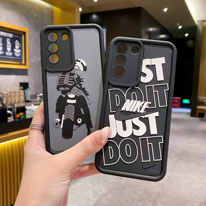 Samsung S20 FE 5G Moto Rider Soft Silicone Cute 3D Cartoon Back Cover Case - Moto Rider