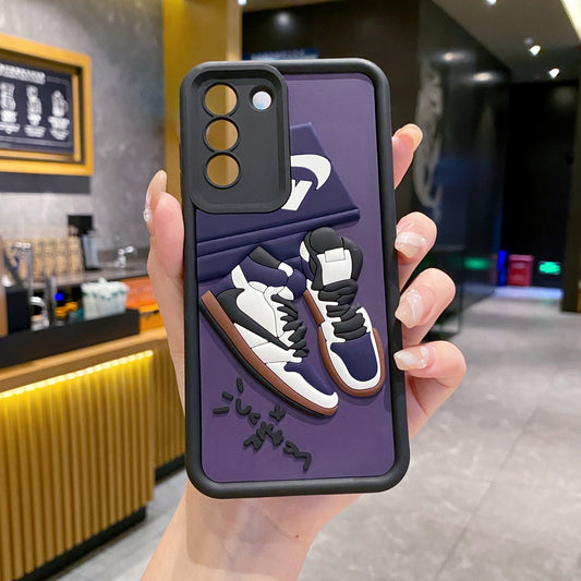 Samsung S21 FE 5G Nike Soft Silicone Cute 3D Cartoon Back Cover Case - Nike 2