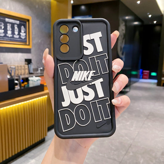 Samsung S21 FE 5G Nike Soft Silicone Cute 3D Cartoon Back Cover Case - Nike 1