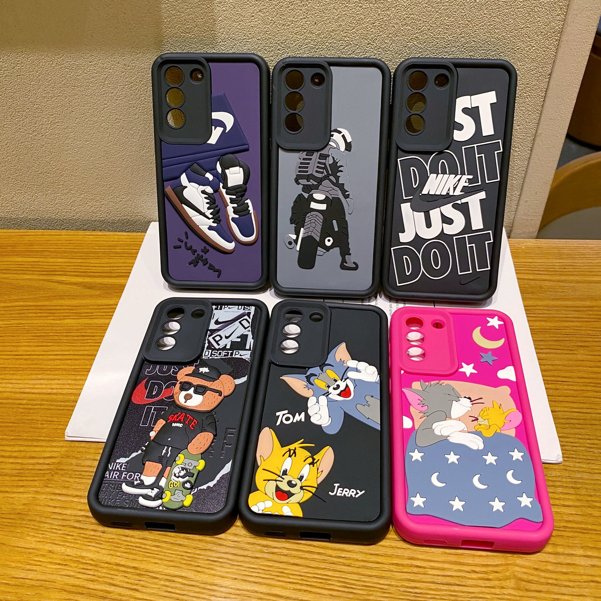 Samsung S20 FE 5G Moto Rider Soft Silicone Cute 3D Cartoon Back Cover Case - Moto Rider