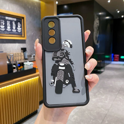 OnePlus Nord CE 4 5G Moto Rider Soft Silicone Cute 3D Cartoon Back Cover Case - Moto Rider