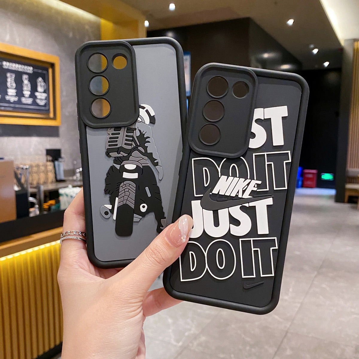 Realme 14x 5g Moto Rider Soft Silicone Cute 3D Cartoon Back Cover Case - Moto Rider