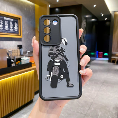 Vivo T3 5G Moto Rider Soft Silicone Cute 3D Cartoon Back Cover Case - Moto Rider