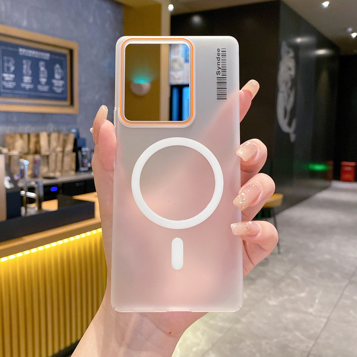 Motorola Moto G86 Power 5G Premium Magnetic Frosted Ultra Slim Back Case - White