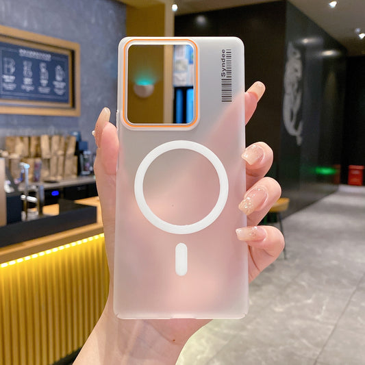 Motorola Moto G86 Power 5G Premium Magnetic Frosted Ultra Slim Back Case - White