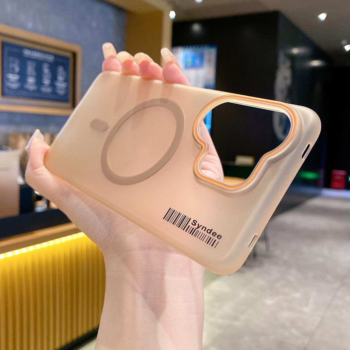 Vivo V60/V60e/T4 Pro 5G Premium Magnetic Frosted Ultra Slim Back Case - Desert Gold