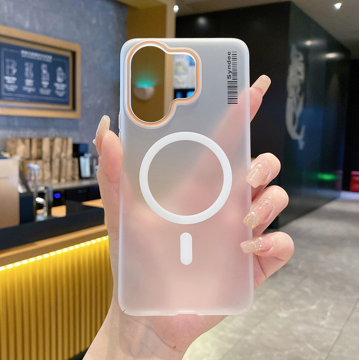 Vivo V60/V60e/T4 Pro 5G Premium Magnetic Frosted Ultra Slim Back Case - White