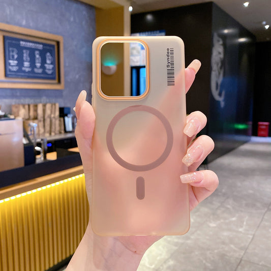 Realme 15 Pro 5G Premium Magnetic Frosted Ultra Slim Back Case - Desert Gold