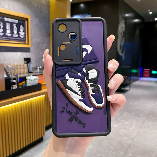 Vivo V30 5G Nike Soft Silicone Cute 3D Cartoon Back Cover Case - Nike 2