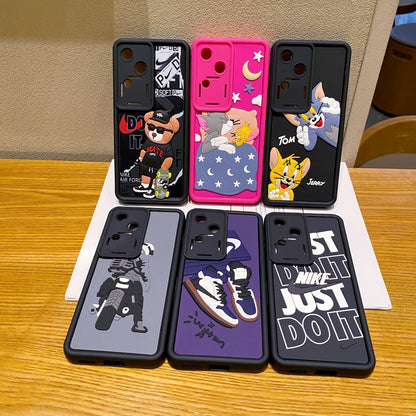 Vivo V30 5G Tom & Jerry Soft Silicone Cute 3D Cartoon Back Cover Case - Tom & Jerry