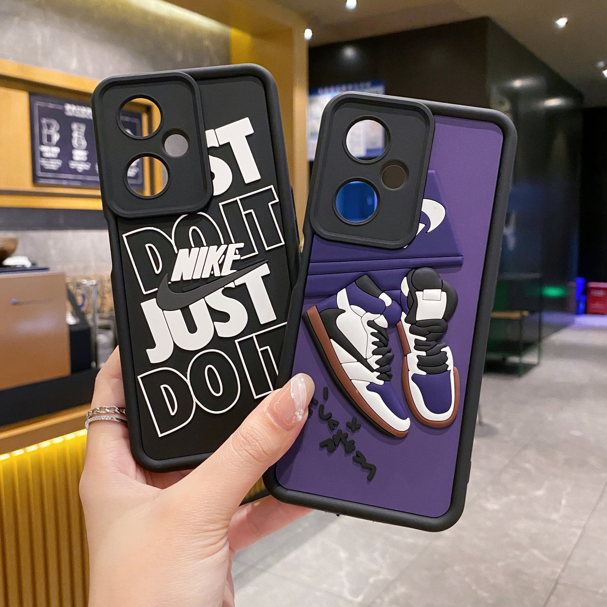OnePlus Nord CE 3 Lite 5G Nike Soft Silicone Cute 3D Cartoon Back Cover Case - Nike 1