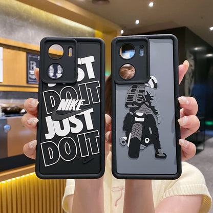 Vivo V29e 5G Moto Rider Soft Silicone Cute 3D Cartoon Back Cover Case - Moto Rider