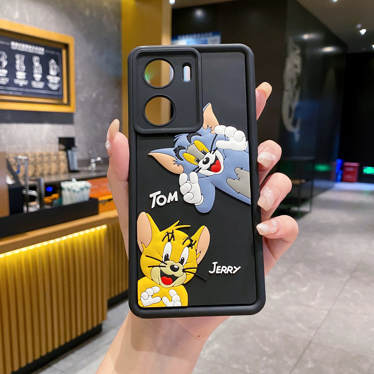 Vivo V29e 5G Tom & Jerry Soft Silicone Cute 3D Cartoon Back Cover Case - Tom & Jerry