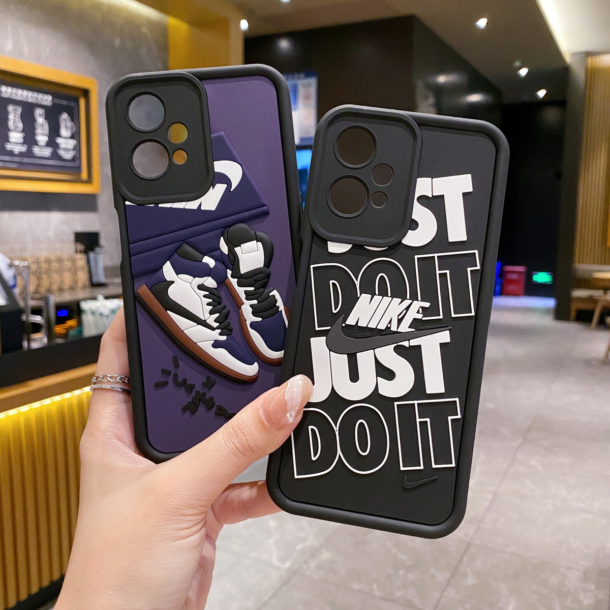 OnePlus Nord CE 2 Lite 5G Nike Soft Silicone Cute 3D Cartoon Back Cover Case - Nike 1
