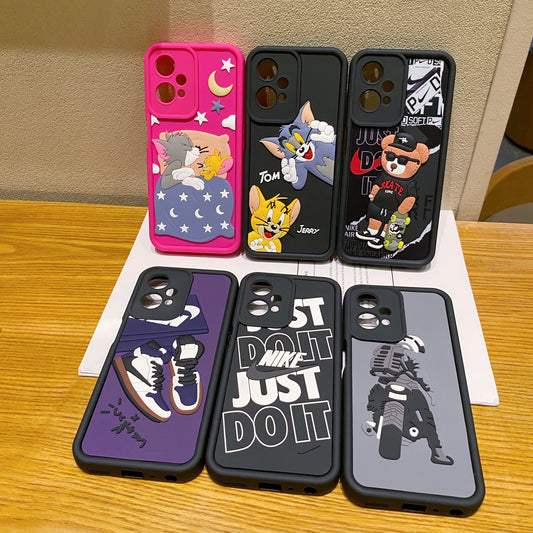 OnePlus Nord CE 2 Lite 5G Moto Rider Soft Silicone Cute 3D Cartoon Back Cover Case - Moto Rider