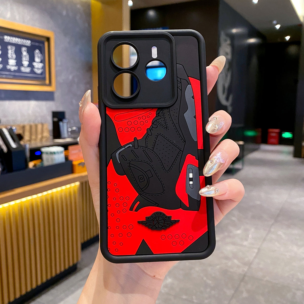 Redmi Note 14 5G Jordan Soft Silicone Cute 3D Cartoon Back Cover Case - Jordan 2