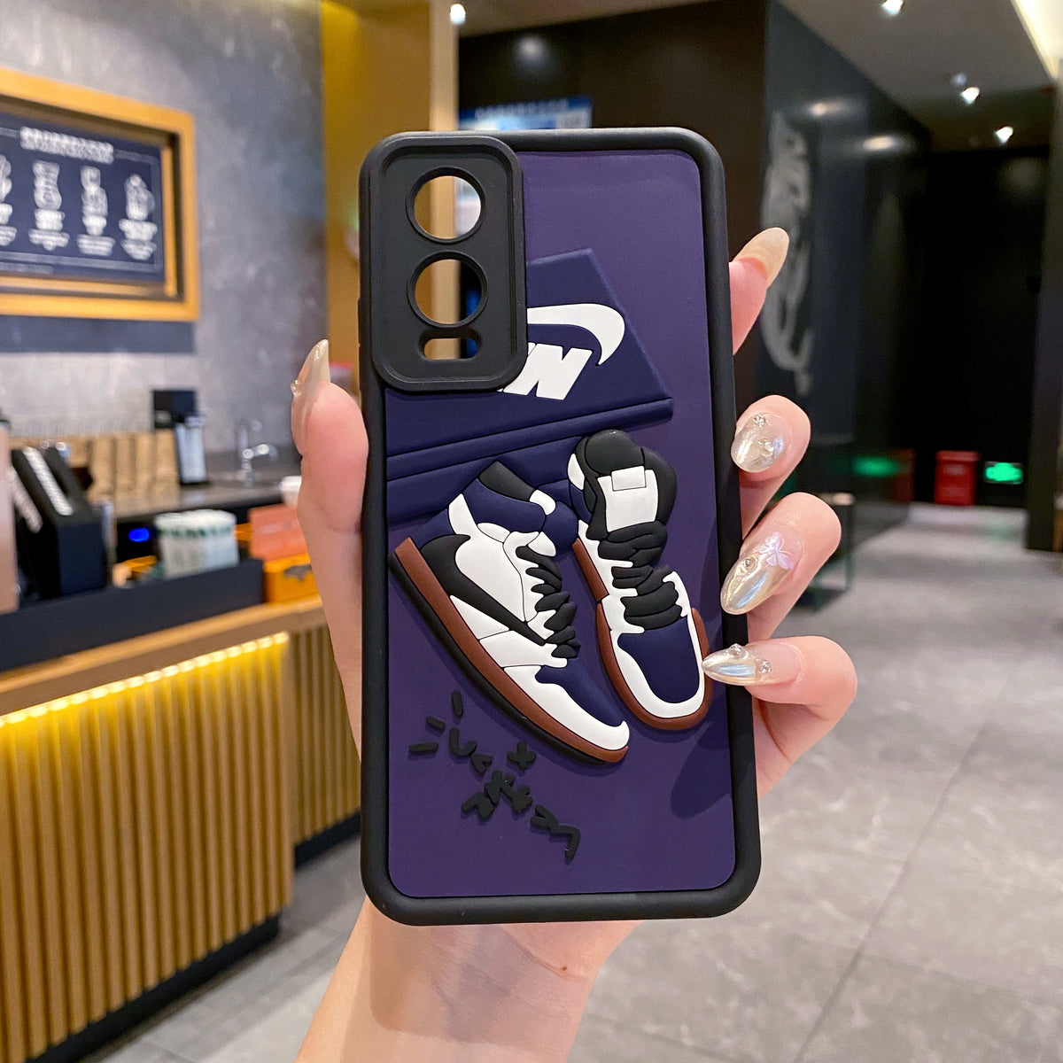 OnePlus Nord CE 4 Lite 5G Nike Soft Silicone Cute 3D Cartoon Back Cover Case - Nike 2