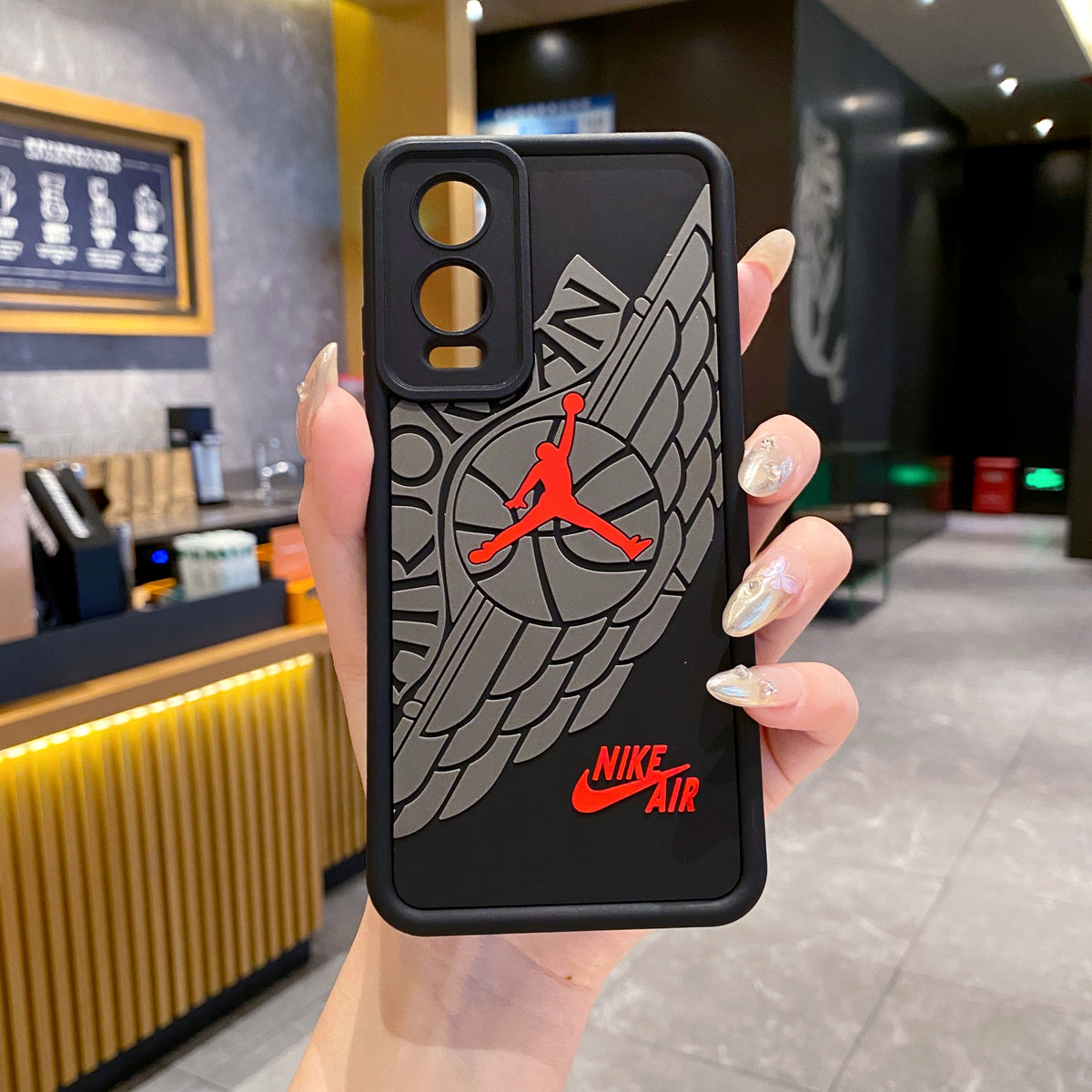 OnePlus Nord CE 4 Lite 5G Jordan Soft Silicone Cute 3D Cartoon Back Cover Case - Jordan 1
