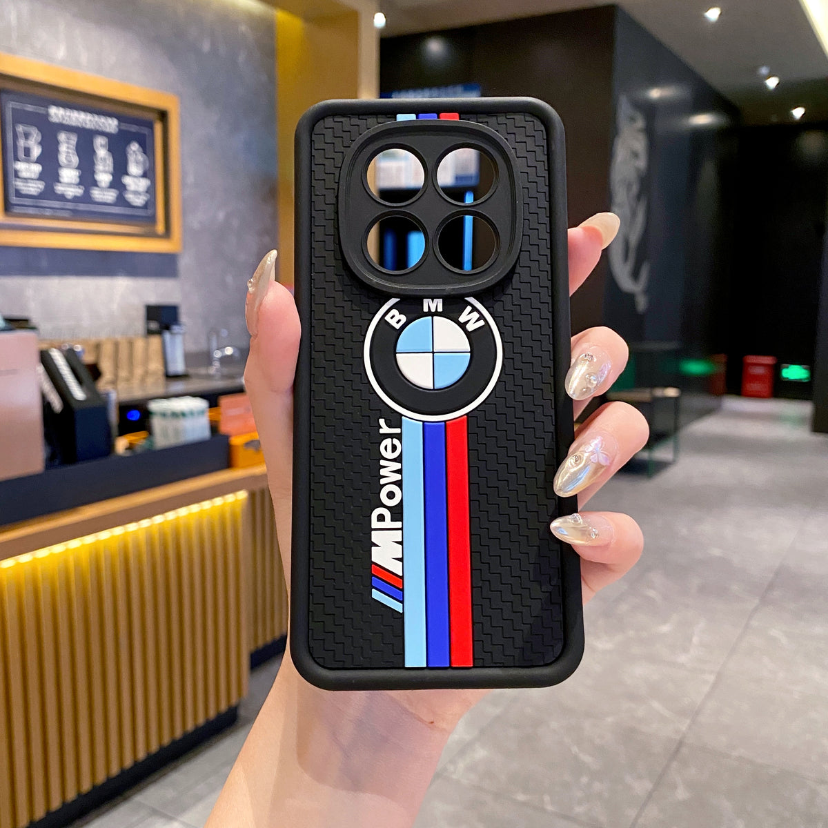 Redmi Note 14 Pro Plus 5G BMW Soft Silicone Cute 3D Cartoon Back Cover Case - BMW