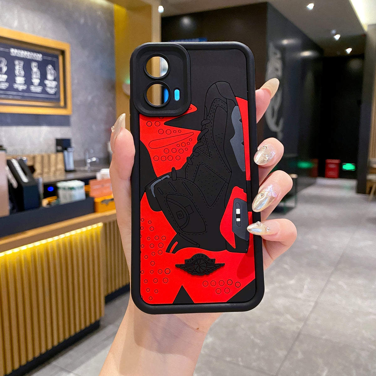 Motorola Moto G34 5G Jordan Soft Silicone Cute 3D Cartoon Back Cover Case - Jordan 2