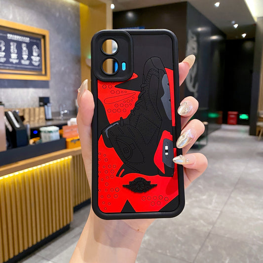 Motorola Moto G45 5G Jordan Soft Silicone Cute 3D Cartoon Back Cover Case - Jordan 2