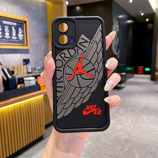 Motorola Moto G34 5G Jordan Soft Silicone Cute 3D Cartoon Back Cover Case - Jordan 1