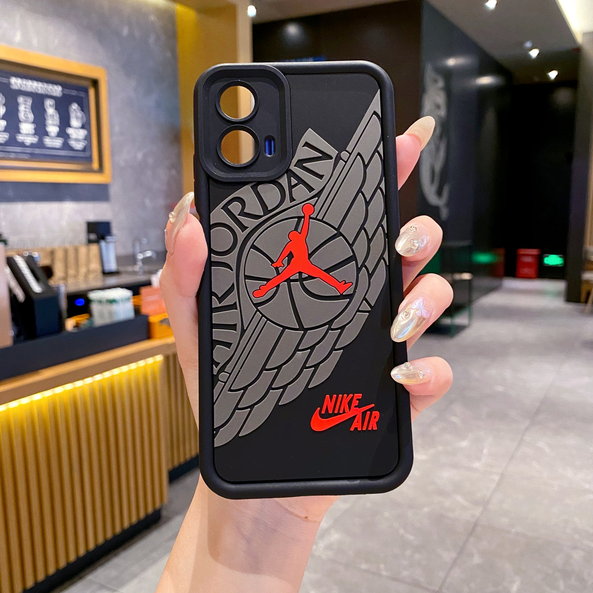 Motorola Moto G45 5G Jordan Soft Silicone Cute 3D Cartoon Back Cover Case - Jordan 1