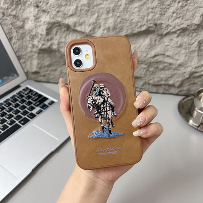 Apple iPhone 11 Premium US POLO Assn. Embroidery Leather case with Magsafe  - Jockey 2