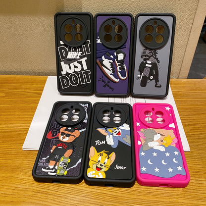 Realme 12 Pro/12 Pro+ 5G Tom & Jerry Soft Silicone Cute 3D Cartoon Back Cover Case - Tom & Jerry