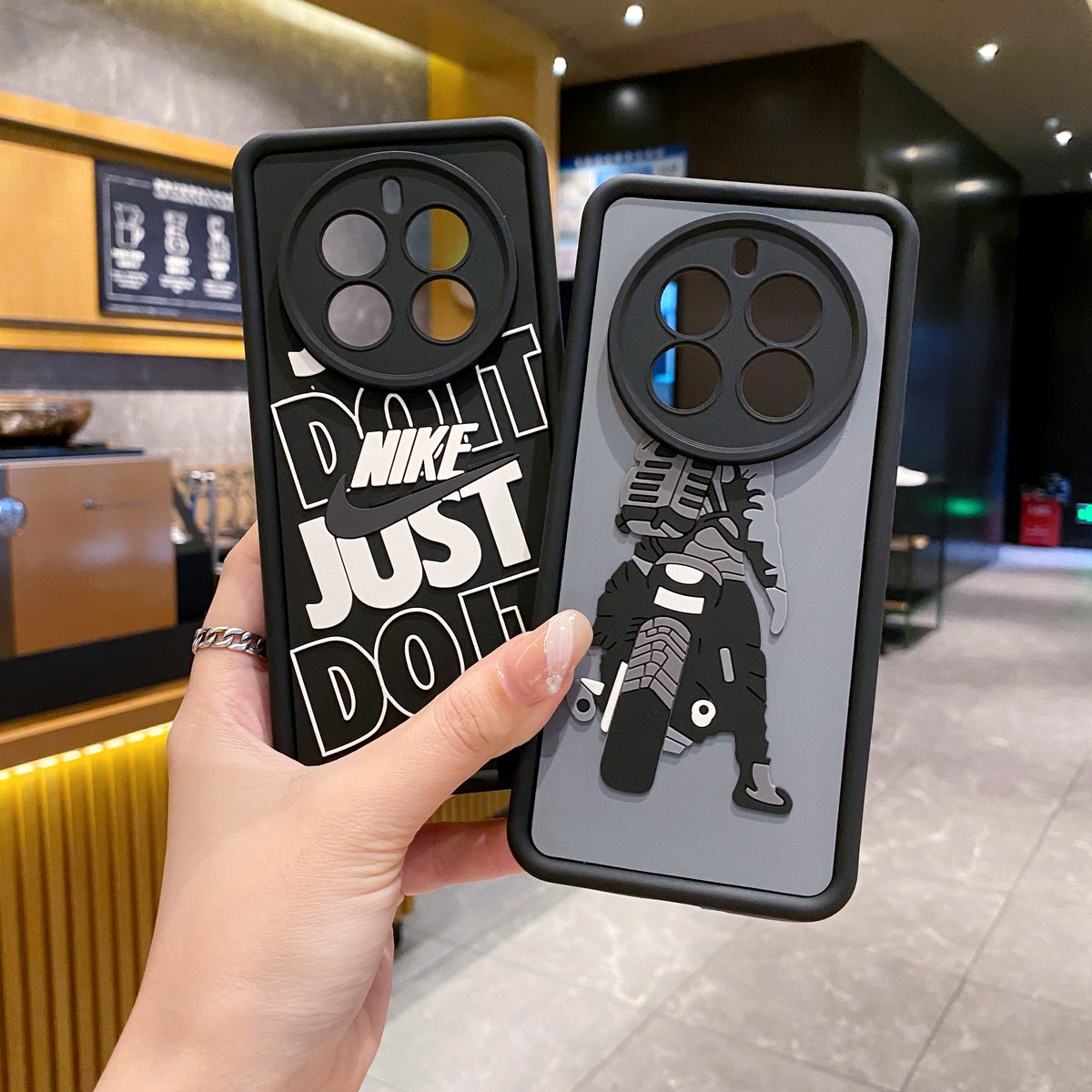 Realme P1/Narzo 70/Narzo 70 Pro 5G Nike Soft Silicone Cute 3D Cartoon Back Cover Case -Nike 1