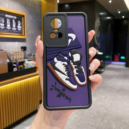 Oppo Reno 10 Pro 5G Nike Soft Silicone Cute 3D Cartoon Back Cover Case - Nike 2