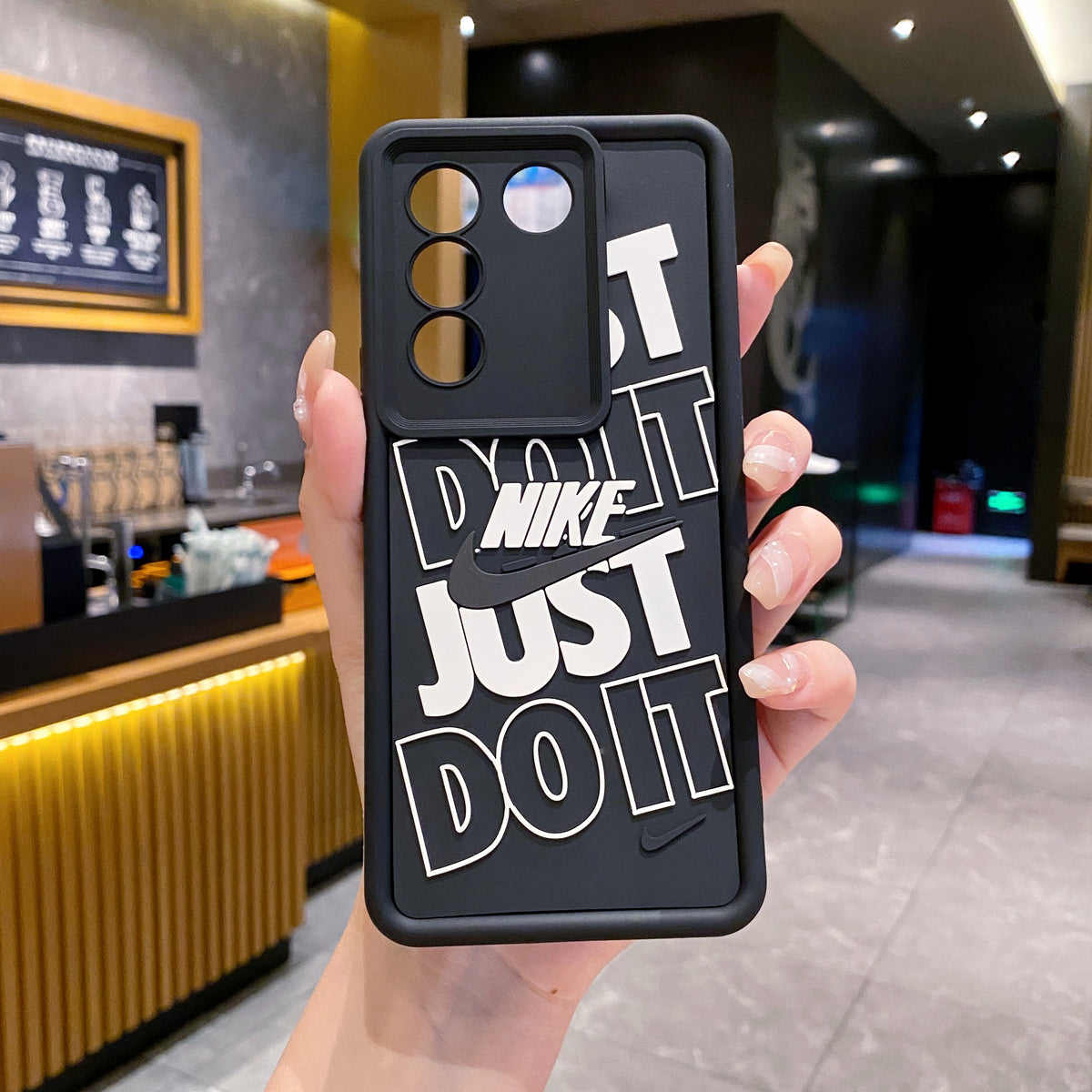 Vivo V27 5G Nike Soft Silicone Cute 3D Cartoon Back Cover Case - Nike 1