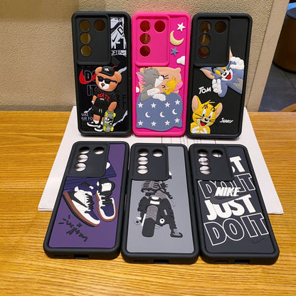 Vivo V27 5G Tom & Jerry Soft Silicone Cute 3D Cartoon Back Cover Case - Tom & Jerry