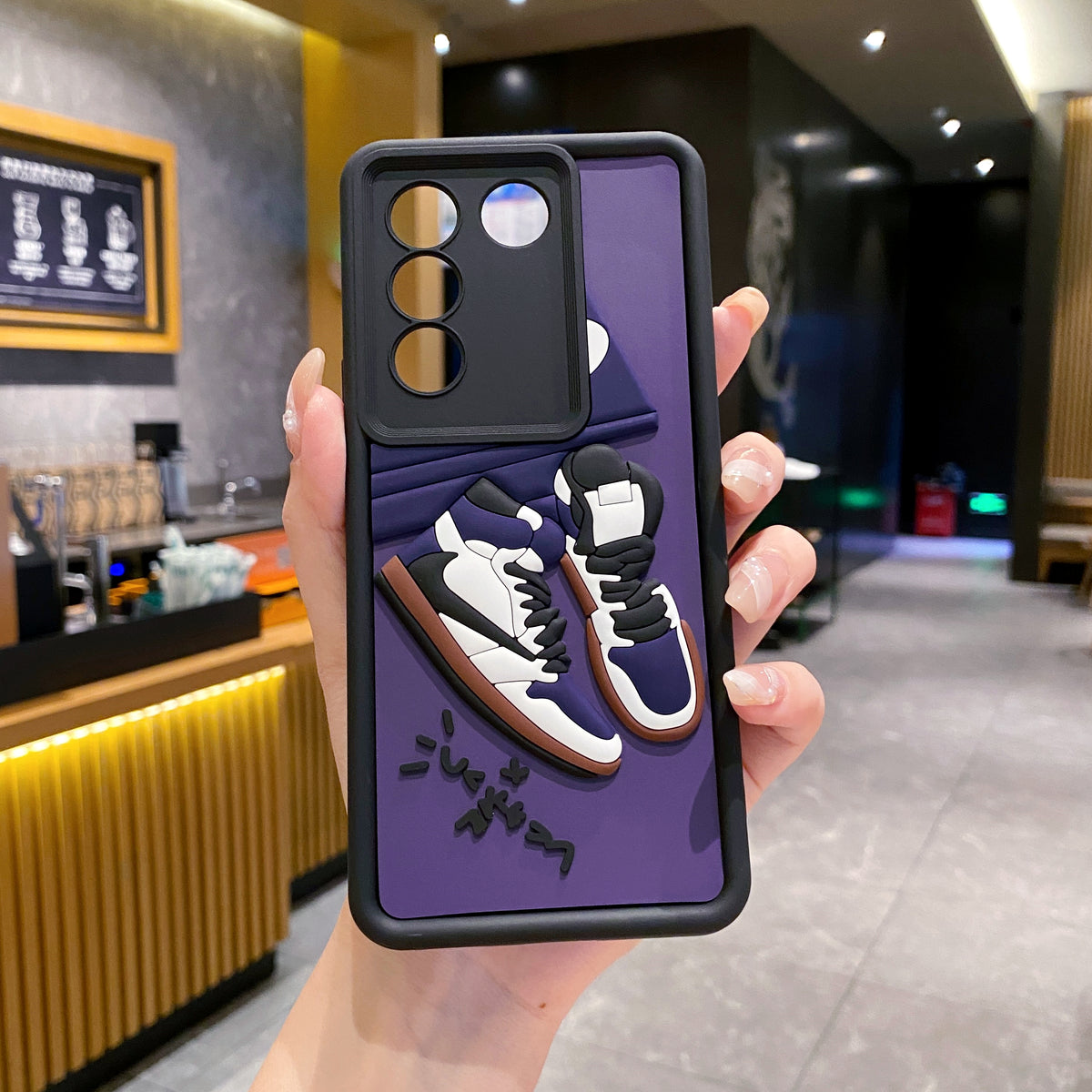 Vivo V27 5G Nike Soft Silicone Cute 3D Cartoon Back Cover Case - Nike 2
